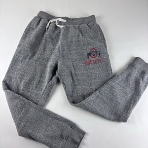 Champion Ohio State Buckeyes Joggers Mens Medium Heather Gray Fleece Sweatpants